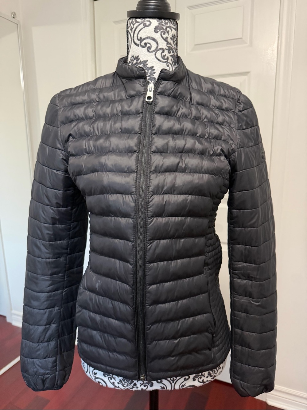 Timberland Black Quilted Packable Puffer Jacket